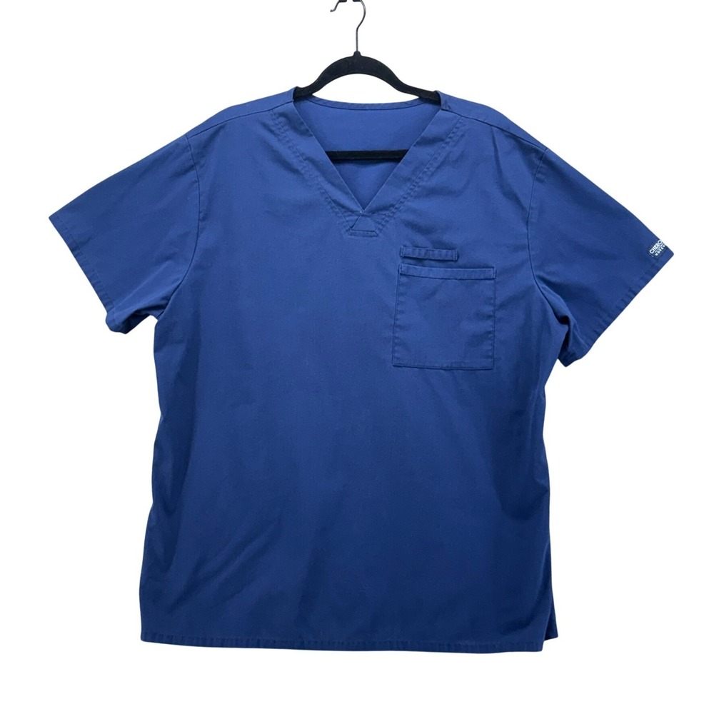 Cherokee Scrub Top Navy Blue‎ L
